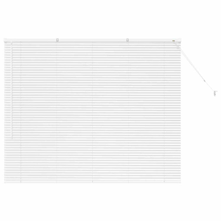 Vidaxl venetiaanse jaloezie wit 130 x 160 cm 25 mm aluminium