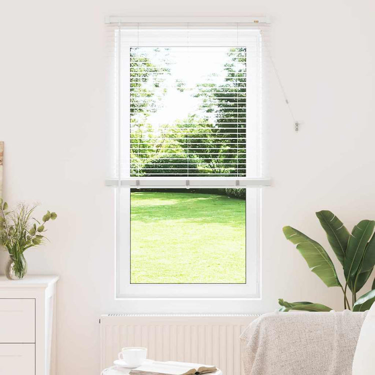 Vidaxl venetiaanse jaloezie wit 175 x 70 cm 25 mm aluminium