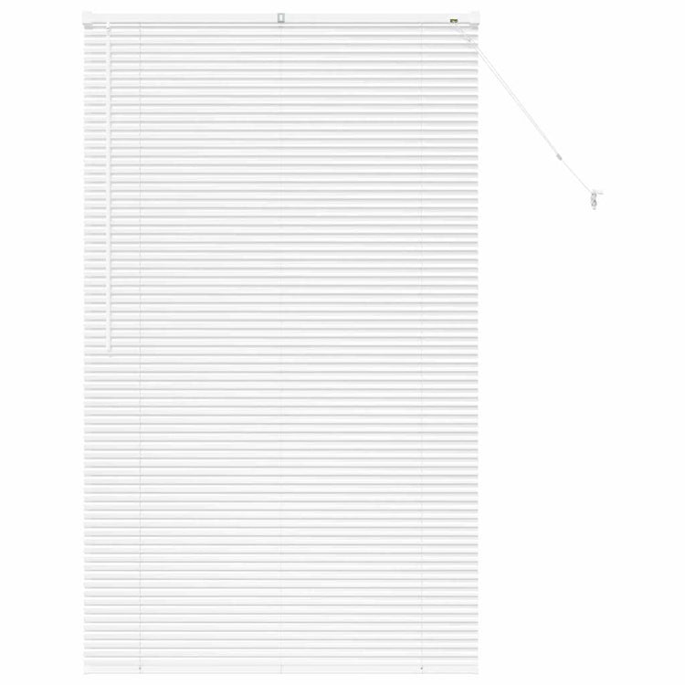 Vidaxl venetiaanse jaloezie wit 175 x 105 cm 25 mm aluminium