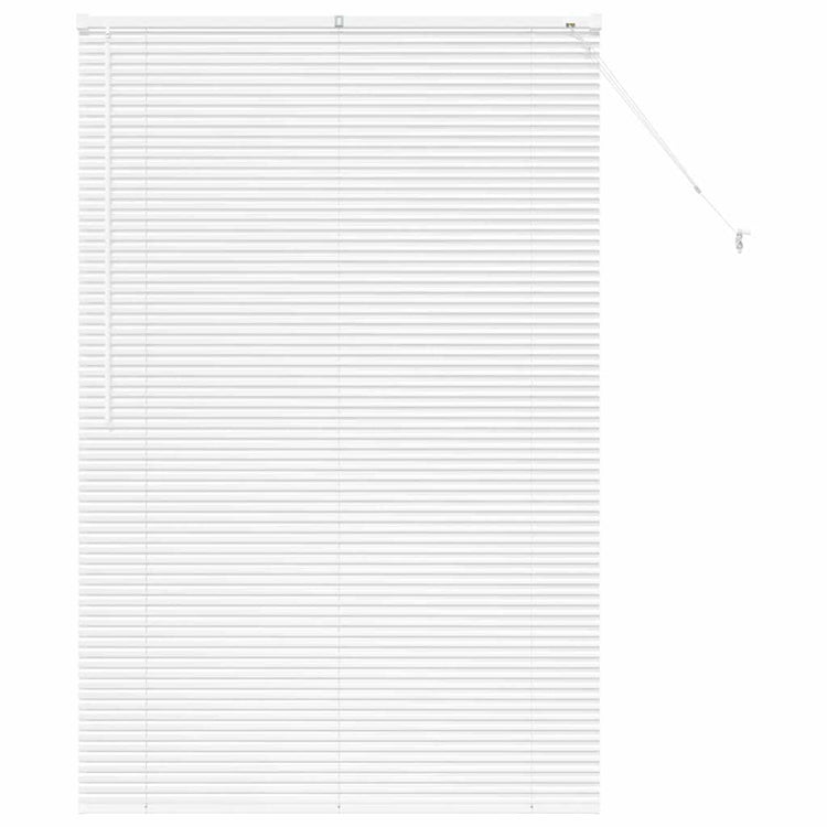 Vidaxl venetiaanse jaloezie wit 175 x 110 cm 25 mm aluminium