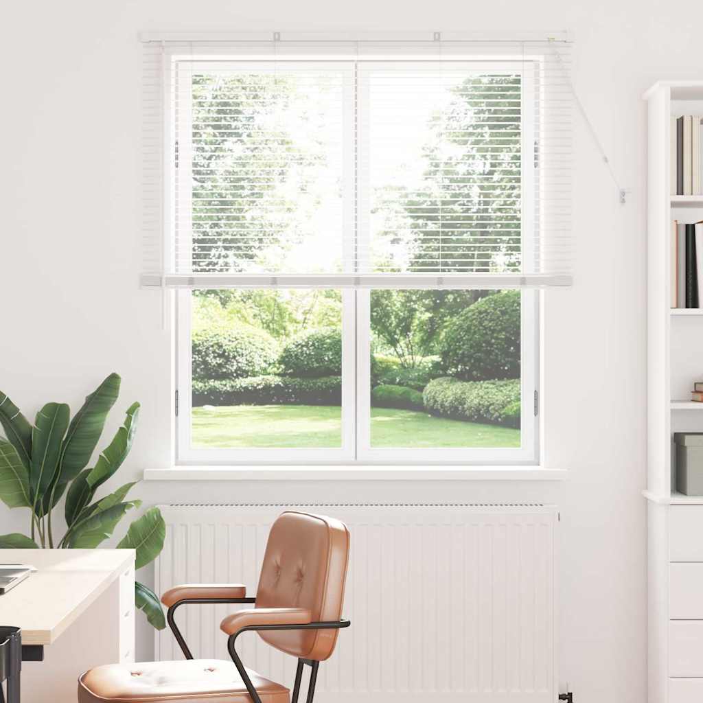 Vidaxl venetiaanse jaloezie wit 175 x 135 cm 25 mm aluminium