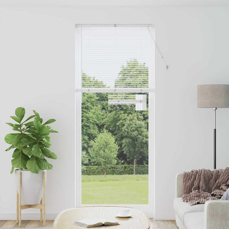 Vidaxl venetiaanse jaloezie wit 220 x 95 cm 25 mm aluminium