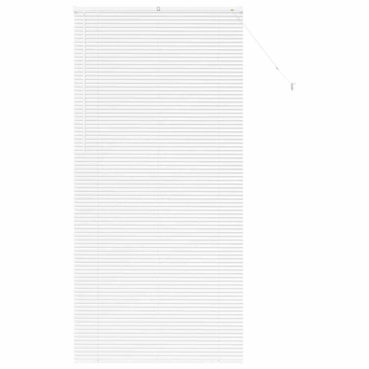 Vidaxl venetiaanse jaloezie wit 220 x 100 cm 25 mm aluminium