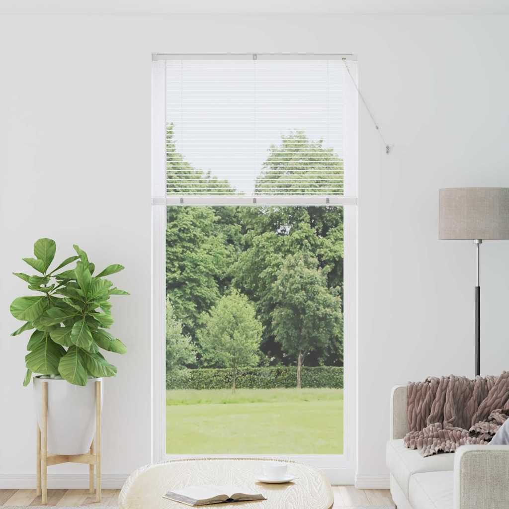 Vidaxl venetiaanse jaloezie wit 220 x 105 cm 25 mm aluminium