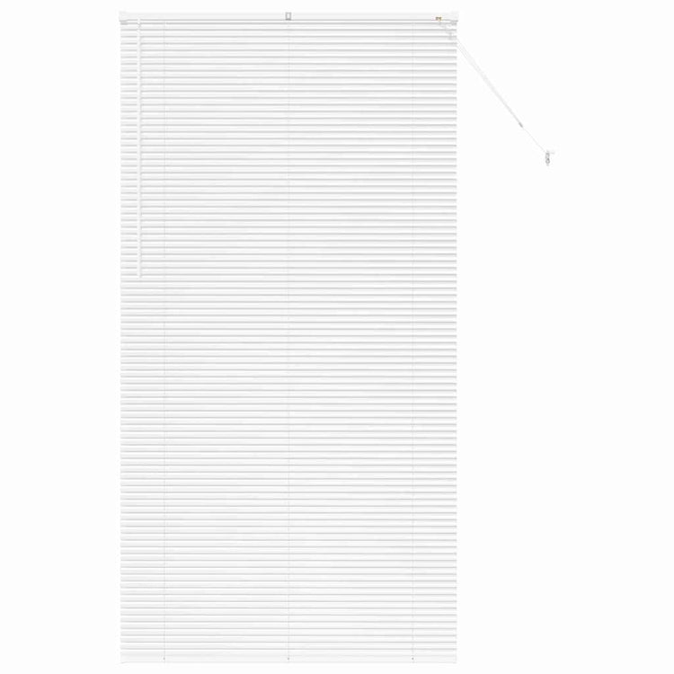 Vidaxl venetiaanse jaloezie wit 220 x 120 cm 25 mm aluminium