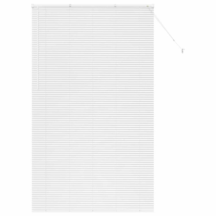 Vidaxl venetiaanse jaloezie wit 220 x 125 cm 25 mm aluminium