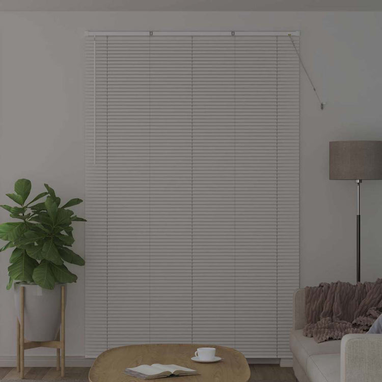 Vidaxl venetiaanse jaloezieën wit 220 x 140 cm aluminium