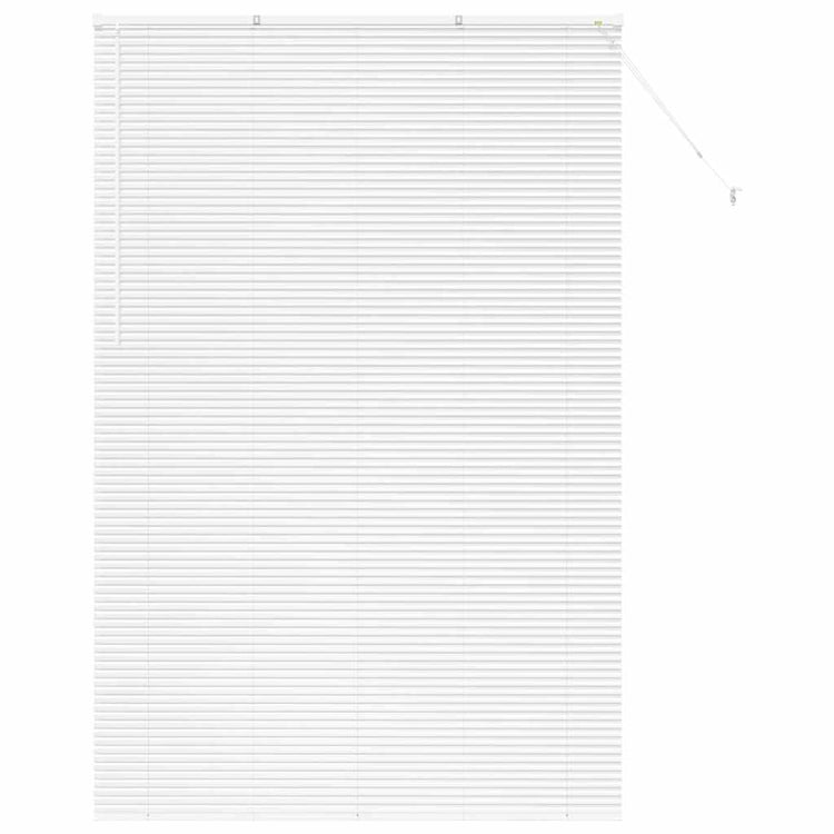 Vidaxl venetiaanse jaloezieën wit 220 x 140 cm aluminium