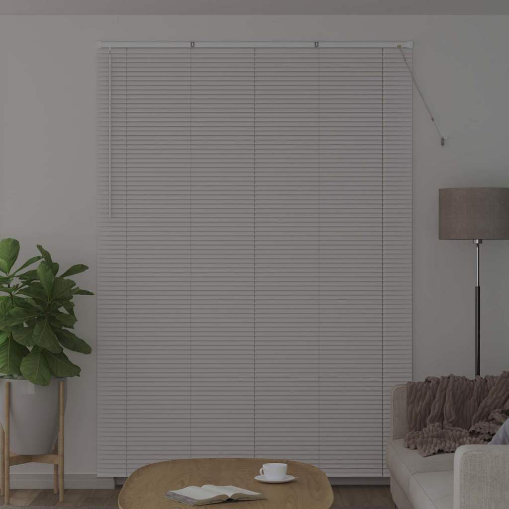Vidaxl venetiaanse jaloezieën wit 220 x 155 cm aluminium