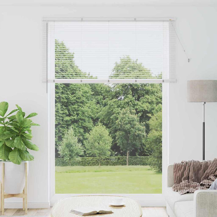 Vidaxl venetiaanse jaloezie wit 220 x 160 cm 25 mm aluminium