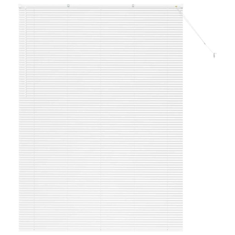 Vidaxl venetiaanse jaloezie wit 220 x 160 cm 25 mm aluminium
