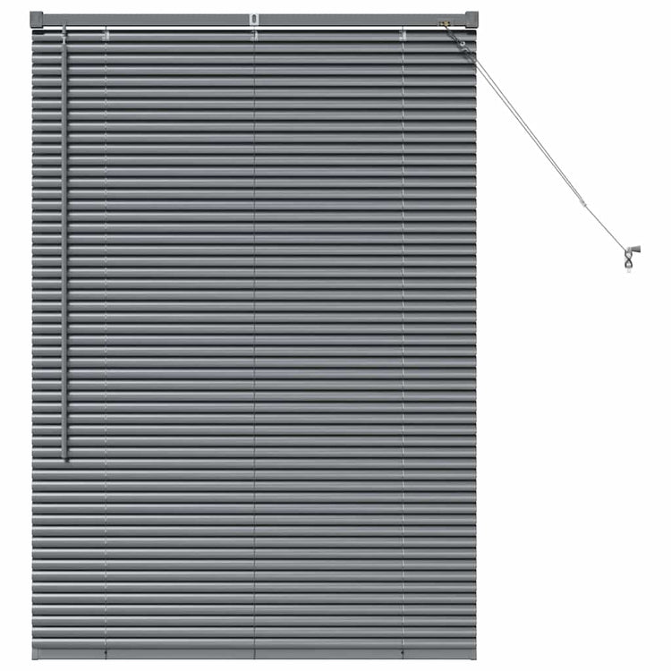 Vidaxl venetiaanse jaloezie donkergrijs 130 x 90 cm 25 mm aluminium