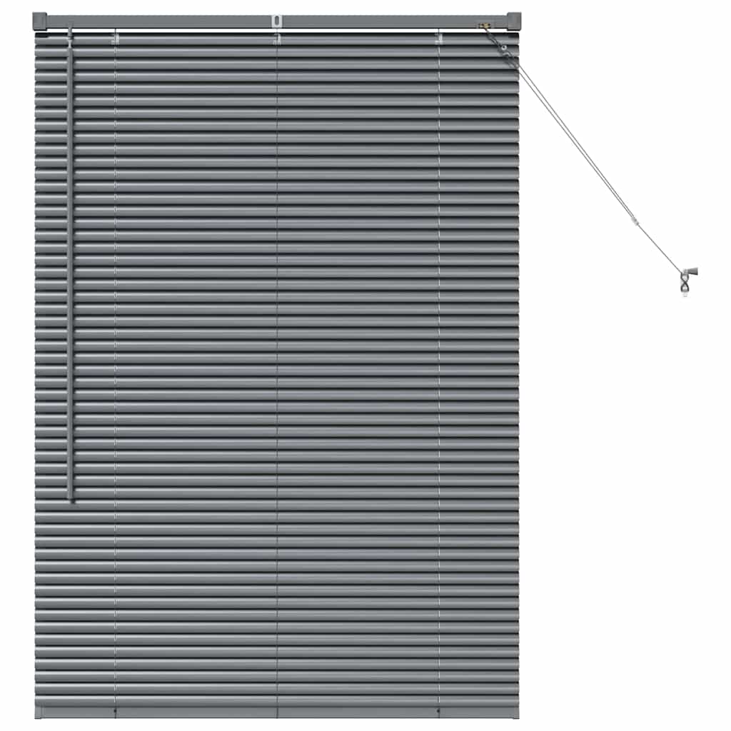 Vidaxl venetiaanse jaloezieën donkergrijs 130 x 95 cm aluminium