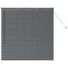 Vidaxl venetiaanse jaloezieën donkergrijs 130 x 130 cm aluminium