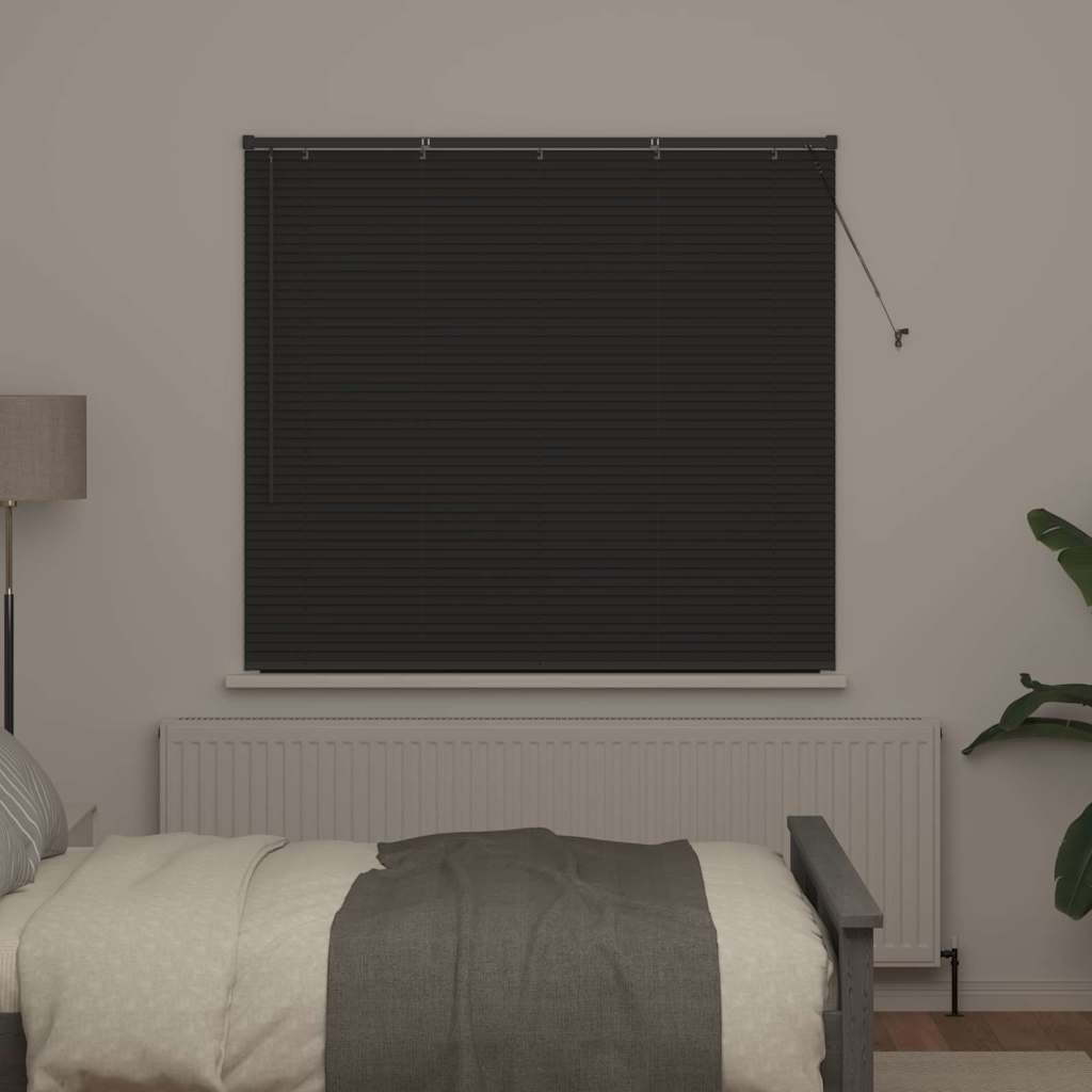 Vidaxl venetiaanse jaloezieën donkergrijs 130 x 150 cm aluminium