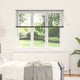 Vidaxl venetiaanse jaloezie donkergrijs 130 x 160 cm 25 mm aluminium