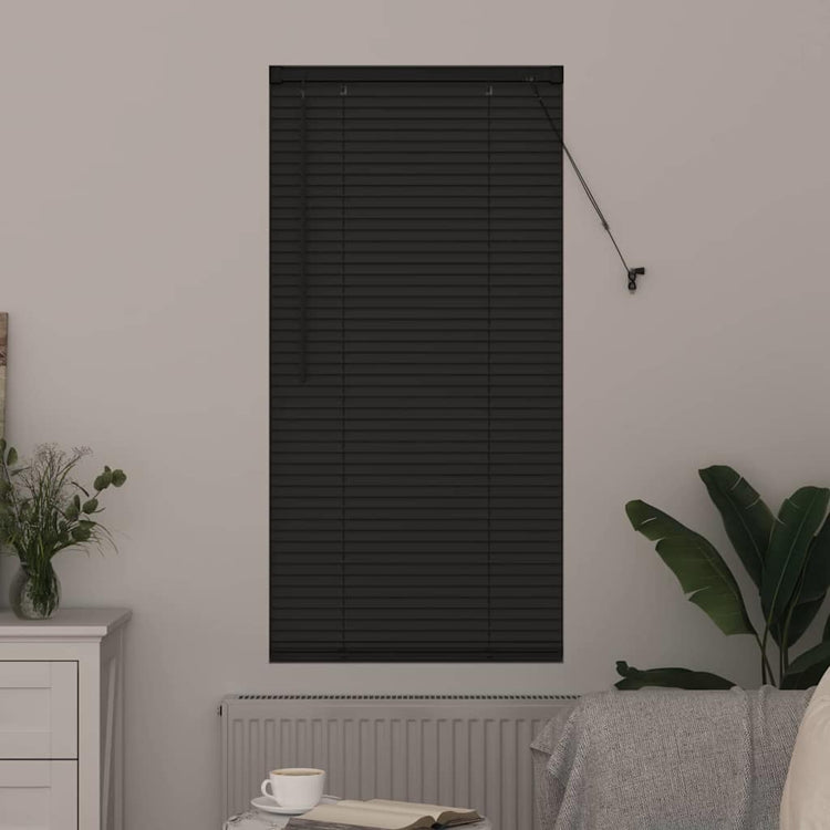 Vidaxl venetiaanse jaloezie donkergrijs 175 x 60 cm 25 mm aluminium