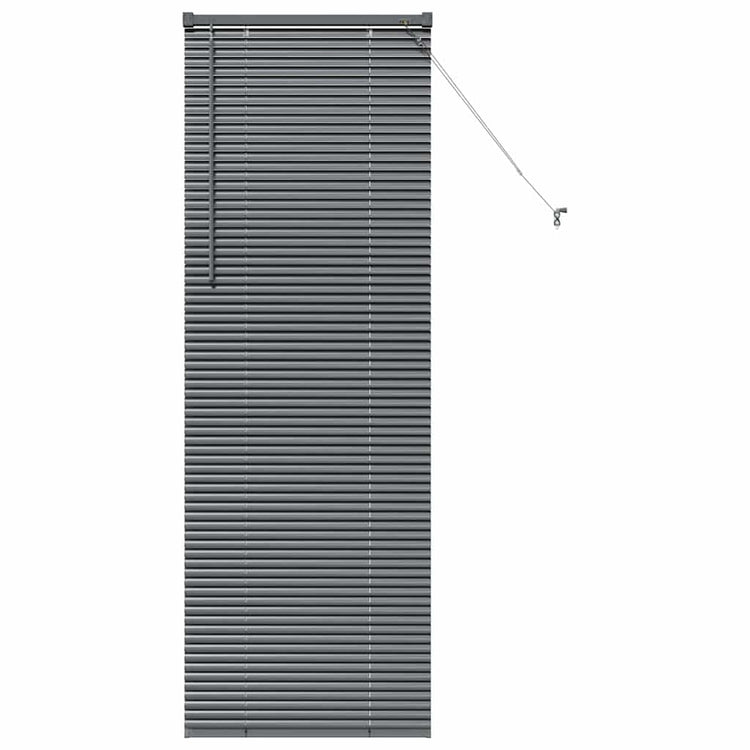 Vidaxl venetiaanse jaloezie donkergrijs 175 x 65 cm 25 mm aluminium