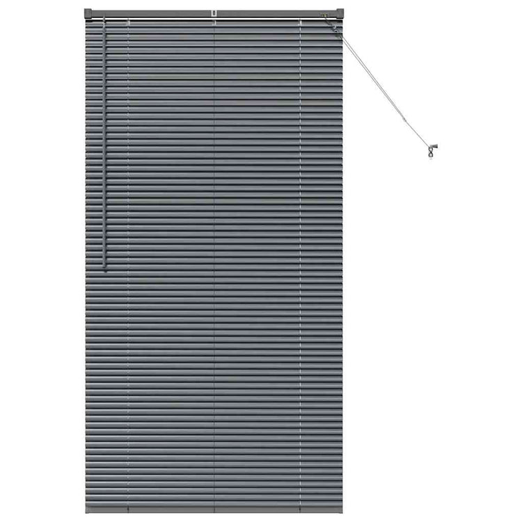 Vidaxl venetiaanse jaloezie donkergrijs 175 x 95 cm 25 mm aluminium