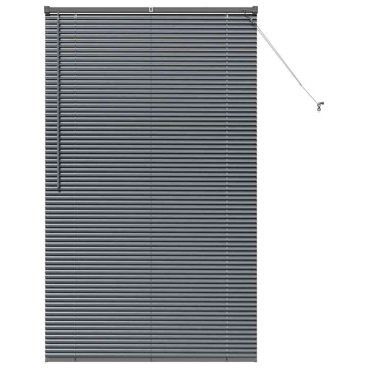 Vidaxl venetiaanse jaloezie donkergrijs 175 x 105 cm 25 mm aluminium