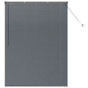 Vidaxl venetiaanse jaloezie donkergrijs 175 x 125 cm 25 mm aluminium - afbeelding 2