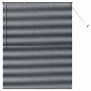 Vidaxl venetiaanse jaloezie donkergrijs 175 x 140 cm 25 mm aluminium - afbeelding 2