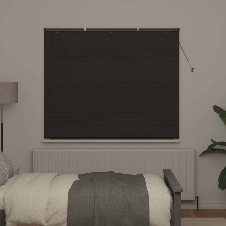 Vidaxl venetiaanse jaloezie donkergrijs 175 x 160 cm 25 mm aluminium
