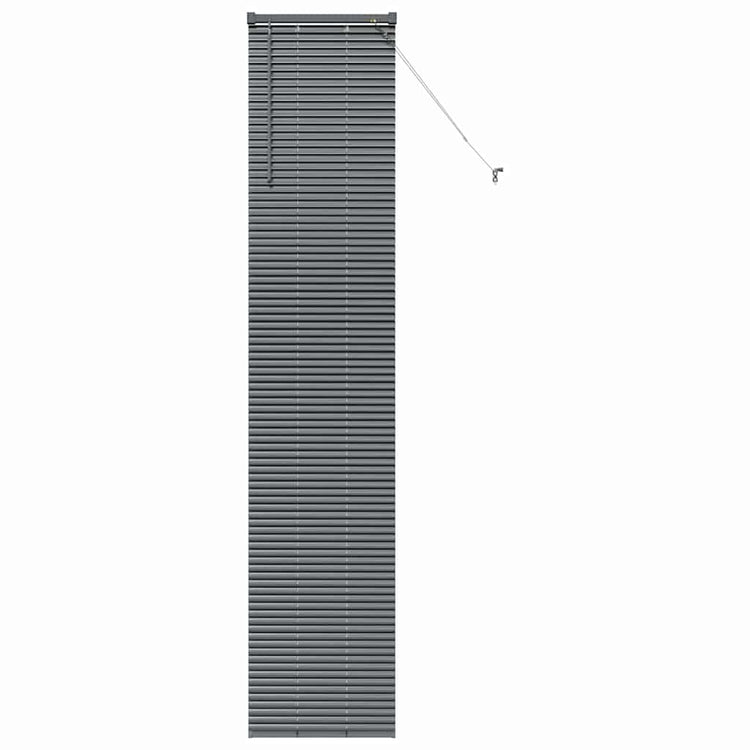 Vidaxl venetiaanse jaloezie donkergrijs 220 x 45 cm 25 mm aluminium