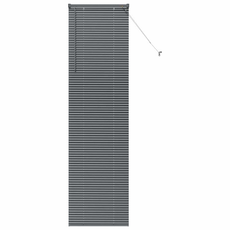 Vidaxl venetiaanse jaloezie donkergrijs 220 x 55 cm 25 mm aluminium