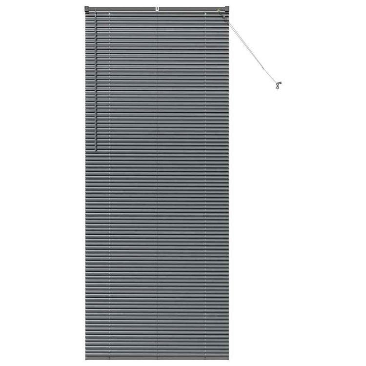 Vidaxl venetiaanse jaloezie donkergrijs 220 x 95 cm 25 mm aluminium