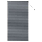 Vidaxl venetiaanse jaloezie donkergrijs 220 x 110 cm 25 mm aluminium - afbeelding 2