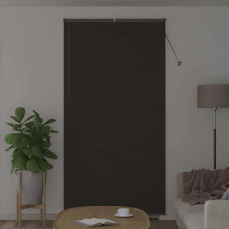 Vidaxl venetiaanse jaloezieën donkergrijs 220 x 115 cm aluminium