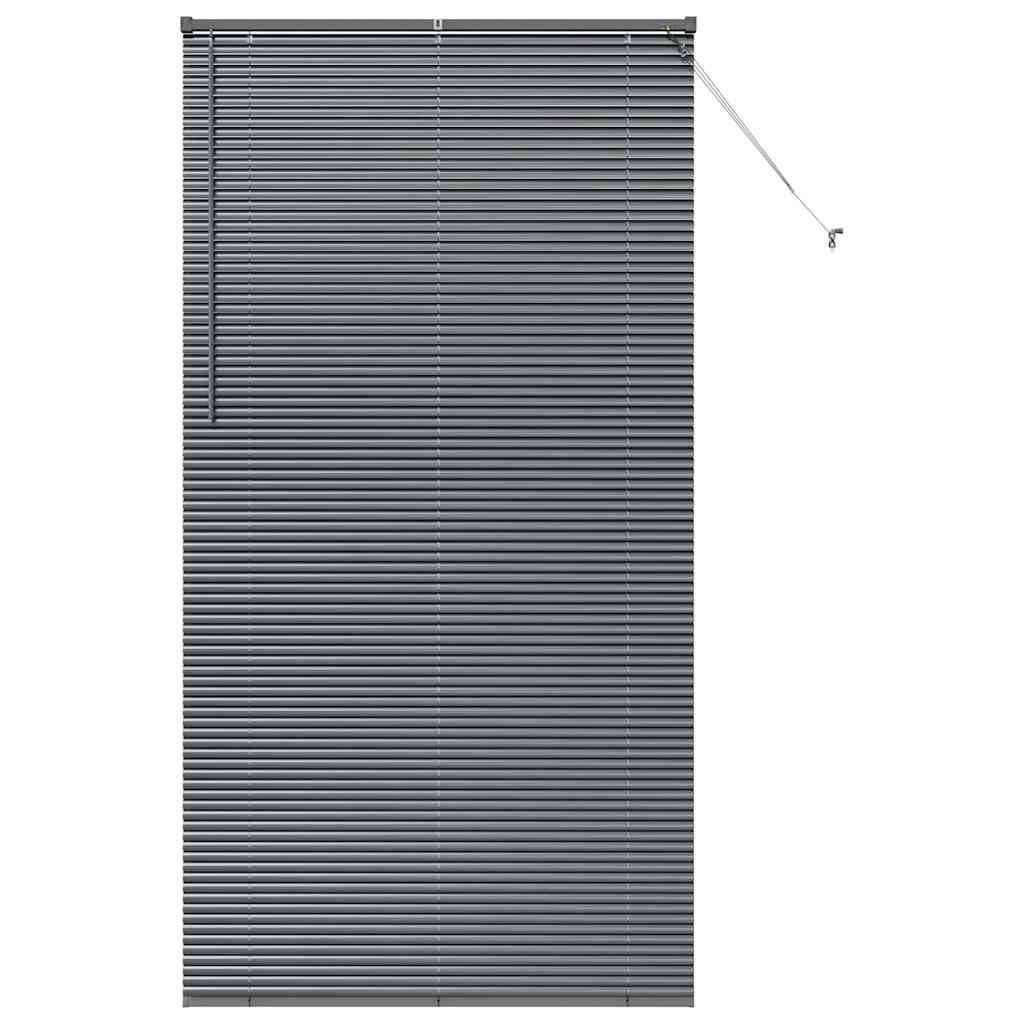 Vidaxl venetiaanse jaloezieën donkergrijs 220 x 115 cm aluminium