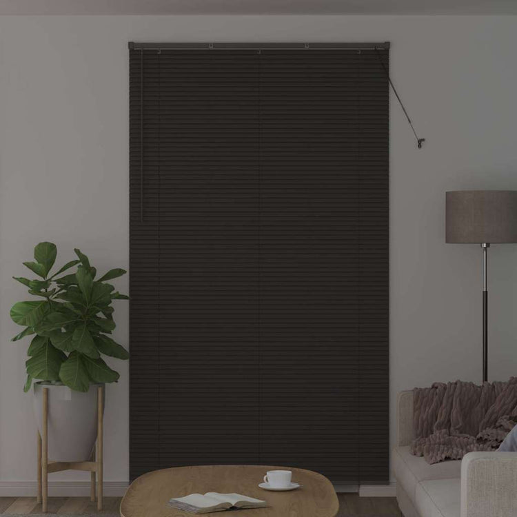 Vidaxl venetiaanse jaloezieën donkergrijs 220 x 130 cm aluminium