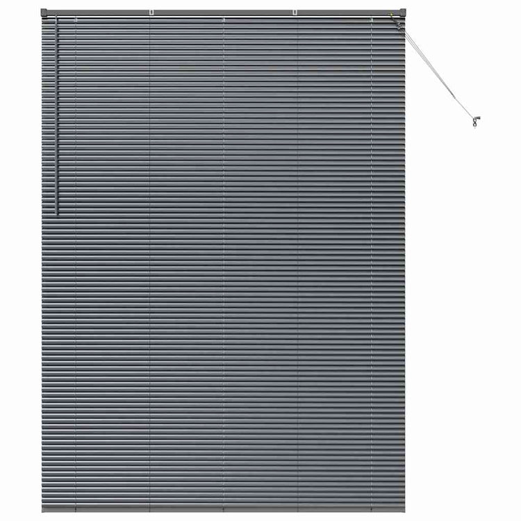 Vidaxl venetiaanse jaloezieën donkergrijs 220 x 160 cm aluminium