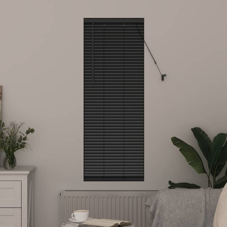 Vidaxl venetiaanse jaloezieën zwart 130 x 55 cm aluminium