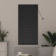 Vidaxl venetiaanse jaloezie zwart 130 x 60 cm 25 mm aluminium - afbeelding 3