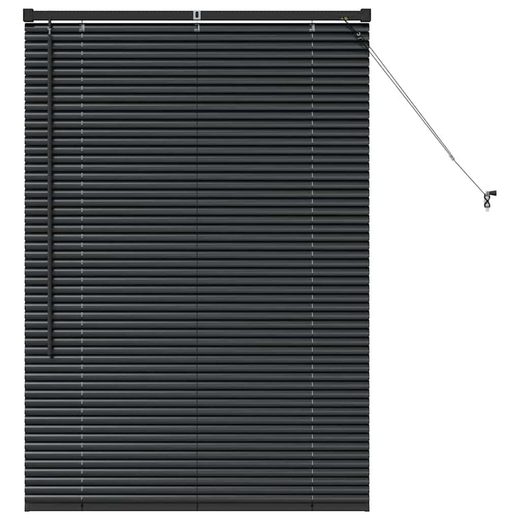 Vidaxl venetiaanse jaloezie zwart 130 x 90 cm 25 mm aluminium
