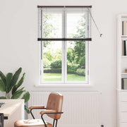 Vidaxl venetiaanse jaloezie zwart 130 x 95 cm 25 mm aluminium - afbeelding 1