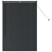Vidaxl venetiaanse jaloezie zwart 130 x 95 cm 25 mm aluminium - afbeelding 2