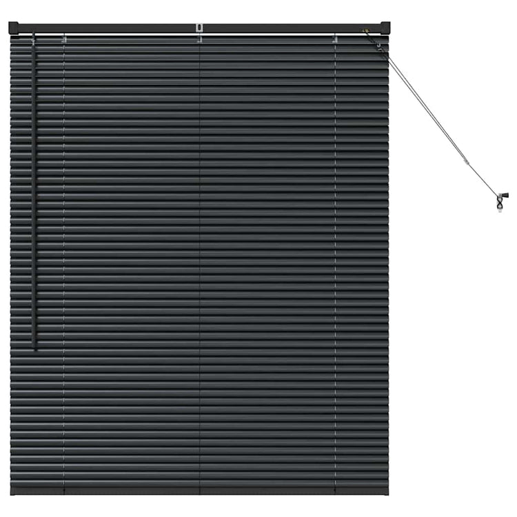 Vidaxl venetiaanse jaloezie zwart 130 x 105 cm 25 mm aluminium