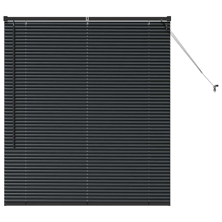 Vidaxl venetiaanse jaloezieën zwart 130 x 120 cm aluminium