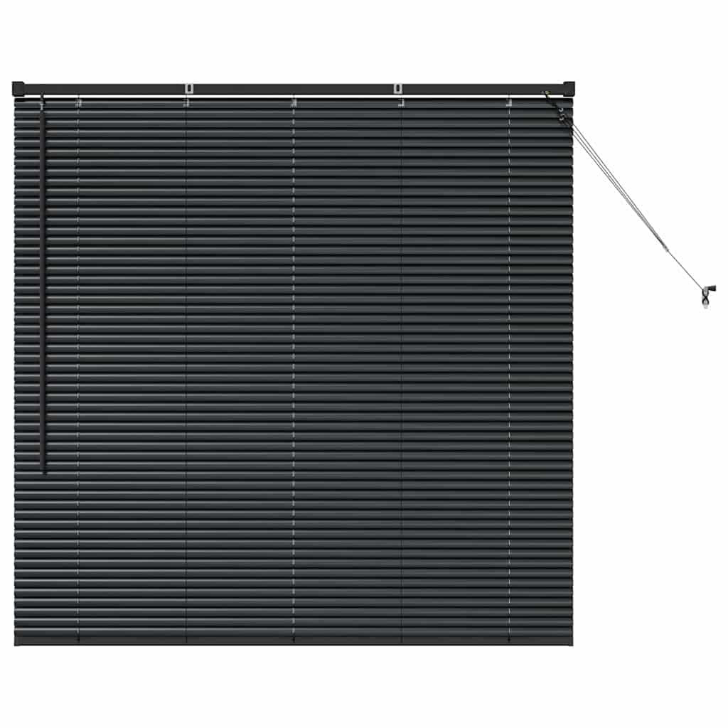 Vidaxl venetiaanse jaloezieën zwart 130 x 135 cm aluminium