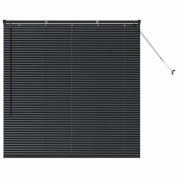 Vidaxl venetiaanse jaloezie zwart 130 x 135 cm 25 mm aluminium