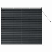 Vidaxl venetiaanse jaloezieën zwart 130 x 150 cm aluminium - afbeelding 2
