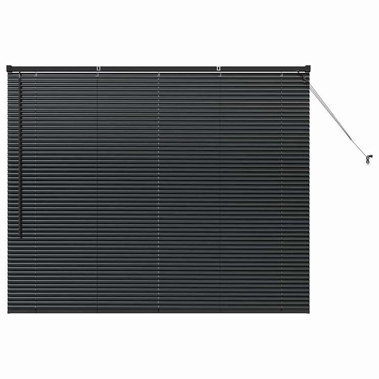 Vidaxl venetiaanse jaloezie zwart 130 x 155 cm 25 mm aluminium