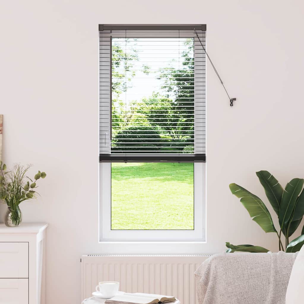 Vidaxl venetiaanse jaloezie zwart 175 x 55 cm 25 mm aluminium