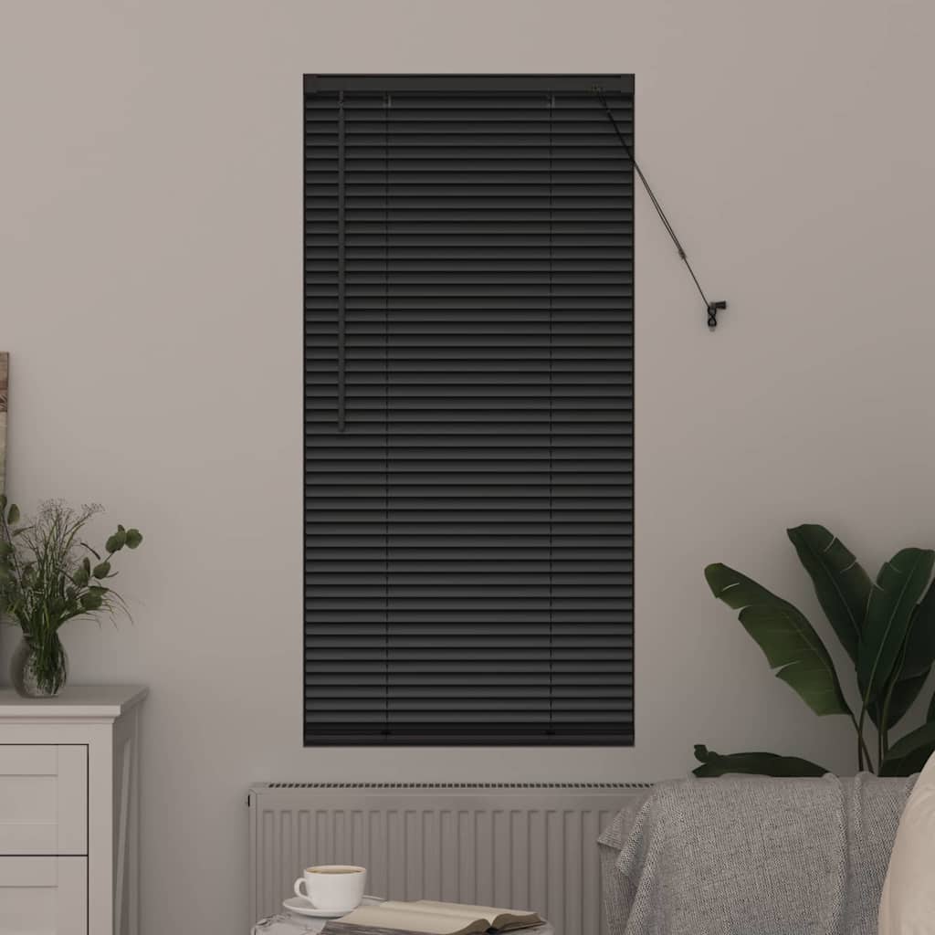 Vidaxl venetiaanse jaloezieën zwart 175 x 55 cm aluminium