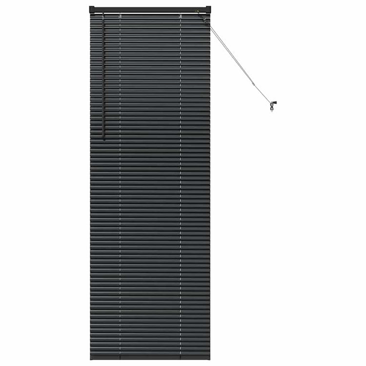 Vidaxl venetiaanse jaloezie zwart 175 x 60 cm 25 mm aluminium