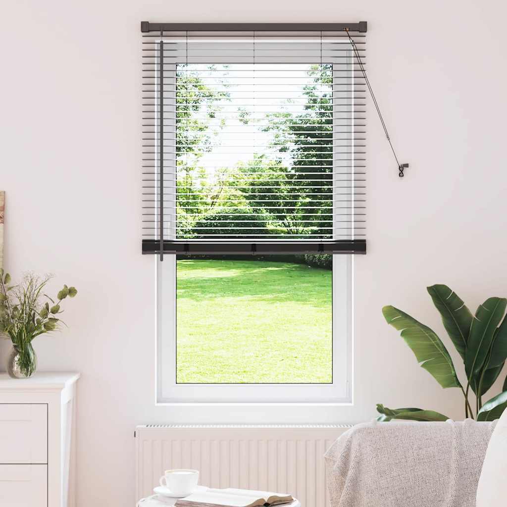 Vidaxl venetiaanse jaloezie zwart 175 x 70 cm 25 mm aluminium